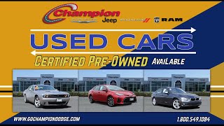 CHAMPION | USED CARS FOR SALE in Downey, Huntington Beach, Costa Mesa CA | CERTIFIED PREOWNED DEALER | Big Savings & Discounts