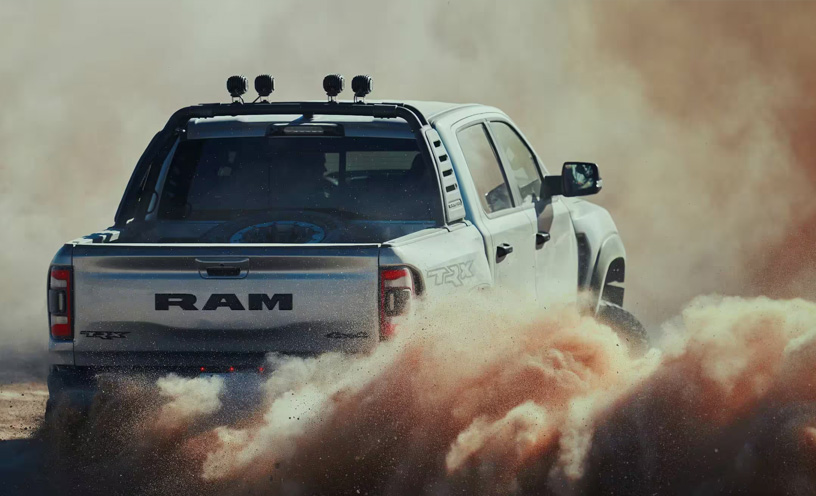 2023 Ram 1500 Being Surrounded By Clouds of Dust