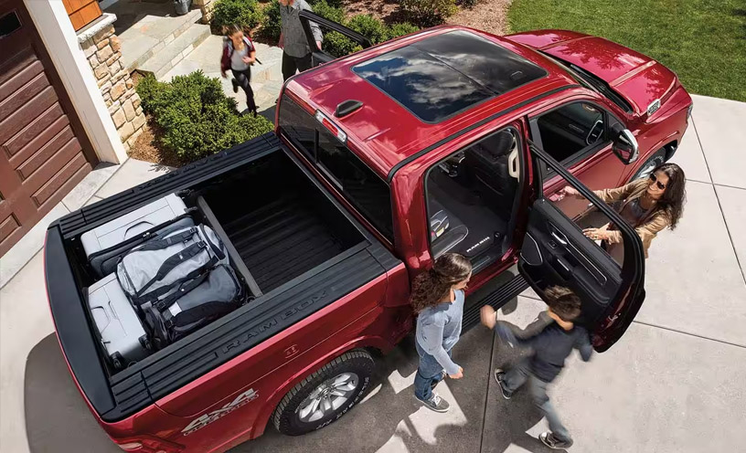 Ram 1500 with Luggage