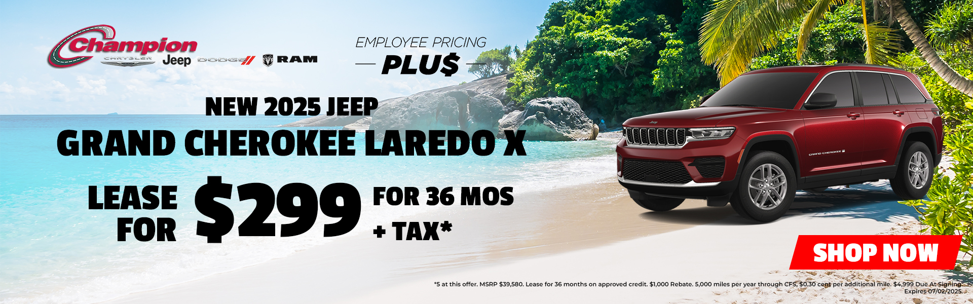 New 2025 Jeep Grand Cherokee Laredo X