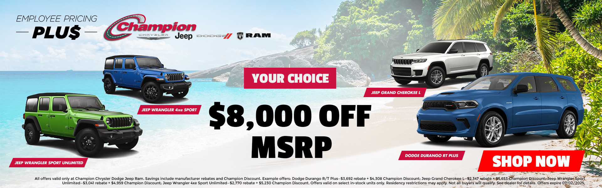 $8000 OFF MSRP