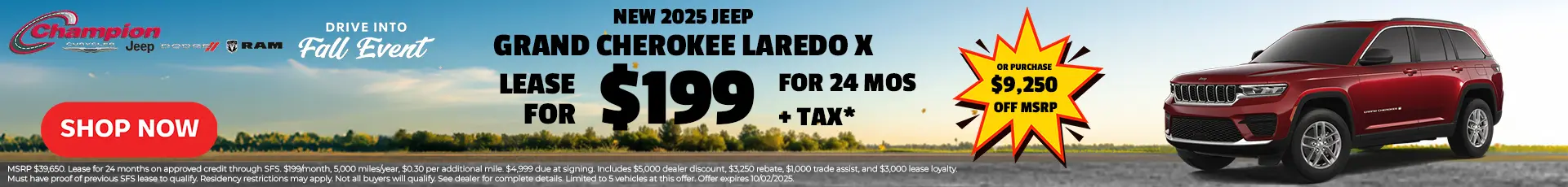NEW 2025 JEEP GRAND CHEROKEE LAREDO X